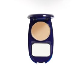 COVERGIRL Smoothers AquaSmooth Compact Foundation with SPF 20, Creamy Natural 720, 0.4 oz, Pressed Powder, Face Powder, Full Coverage Powder