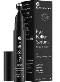 Eye Serum for Puffy Eyes and Dark Circles Treatment Caffeine Niacinamide Hyaluronic Acid Retinol Instant Moisturizer instead Eye Cream Reduces Eye Bag