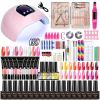 Nail Set Gel Nail Polish Set With UV LED Lamp Dryer Semi Permanent Gel Varnish Set Professional Nail Art Tools Kit Manicure Set