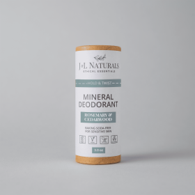 Mineral Deodorant (Scent: Rosemary & Cedarwood)