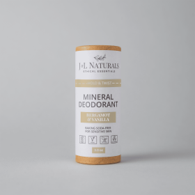 Mineral Deodorant (Scent: Bergamot & Vanilla)